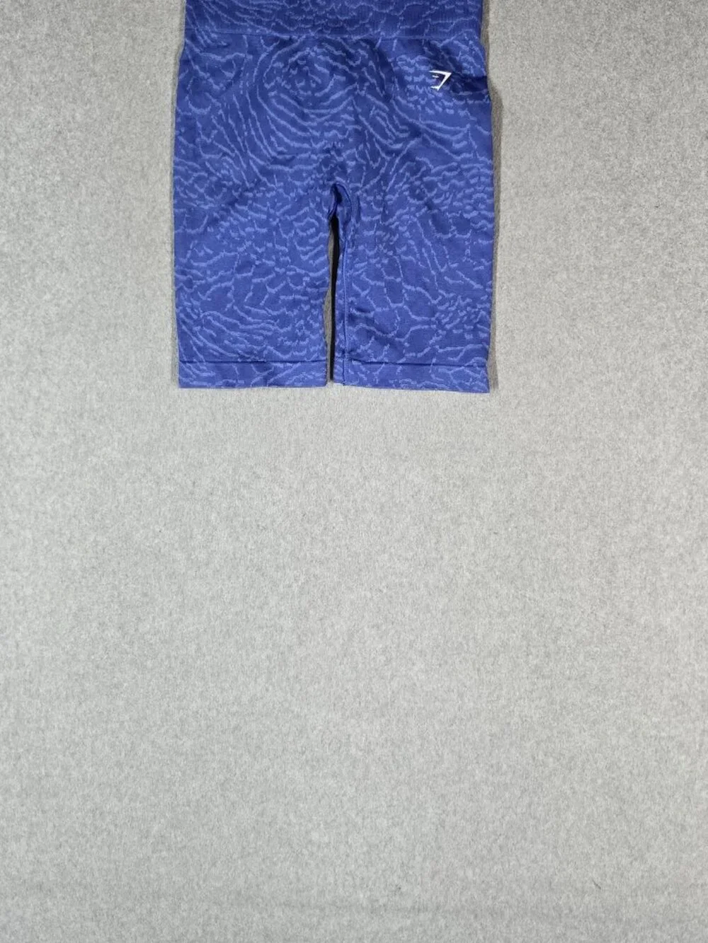 Gymshark Women Activewear Shorts M Purple Adapt Animal Seamless Cycling Logo 8
